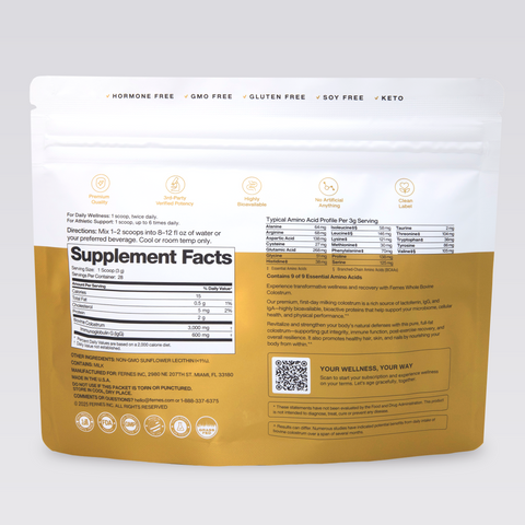 Fernes® Bovine Colostrum, 28 Servings