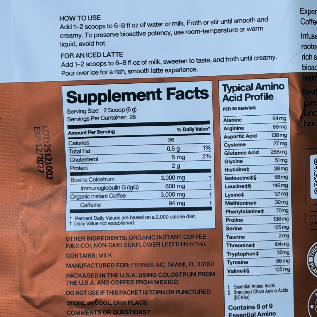 Fernes® Coffee Colostrum