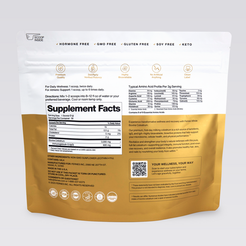 Fernes® Bovine Colostrum, 56 Servings